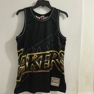 Mitchell & Ness NBA Big Face Official Los Angeles Lakers Fashion Tank Top.